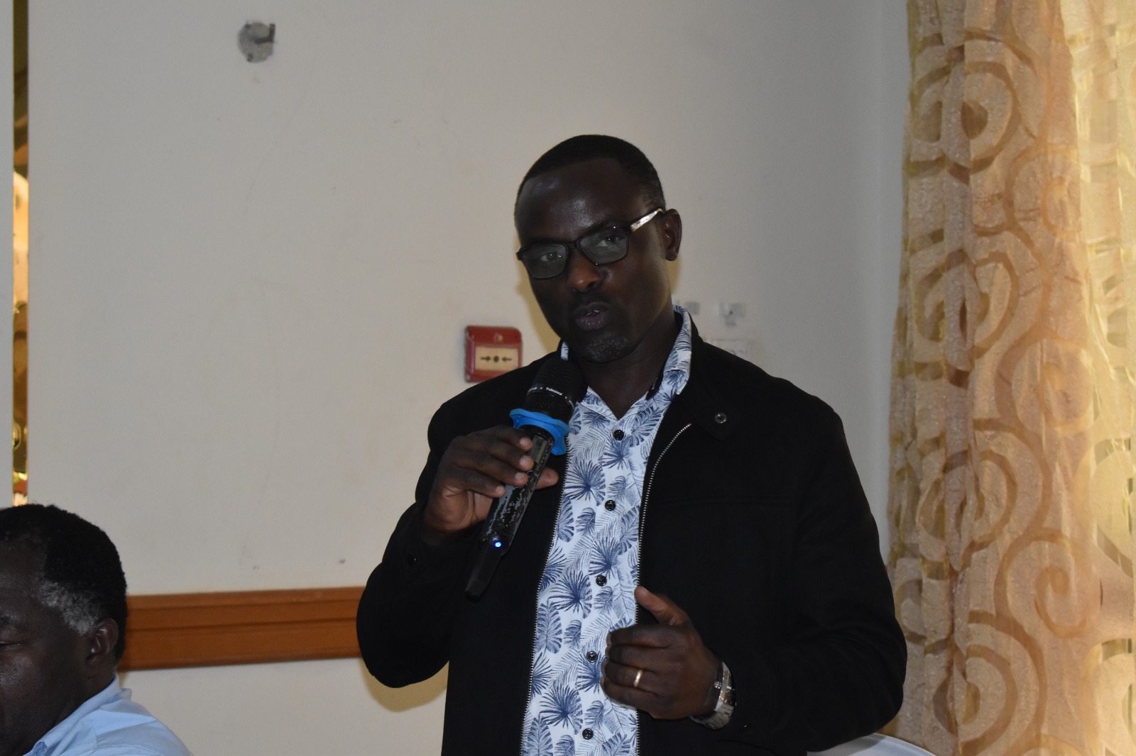 University Librarian Dr. Fredrick Kiwuwa Lugya contributes to discussions on strengthening departmental process documentation and quality-management systems