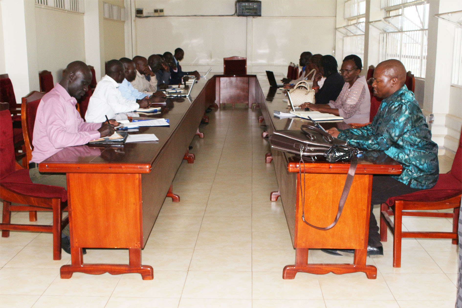 University officials and representatives of the Leaders in Teaching Program during the partnership engagement held at the University 