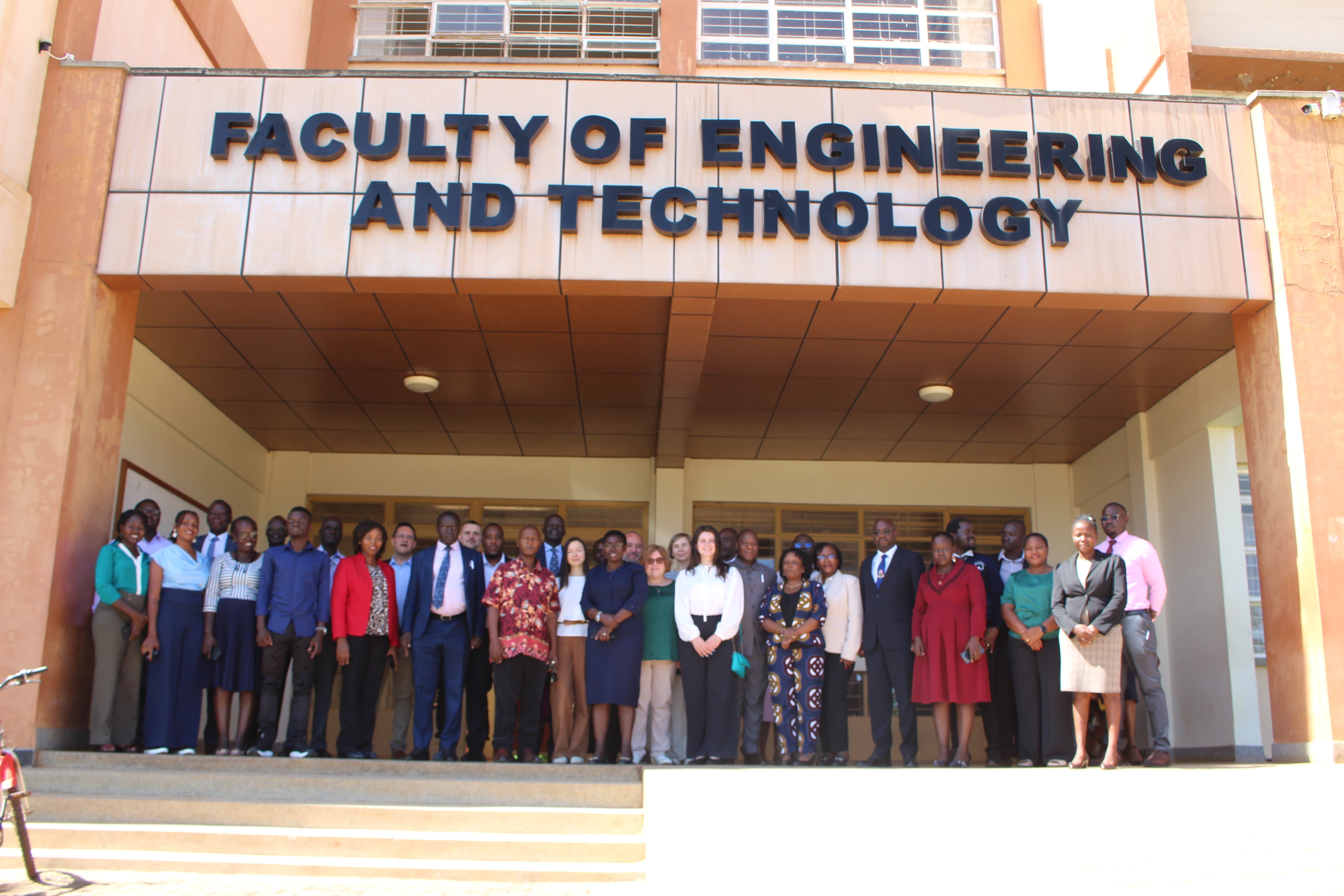 Workshop participants pose for a group photo