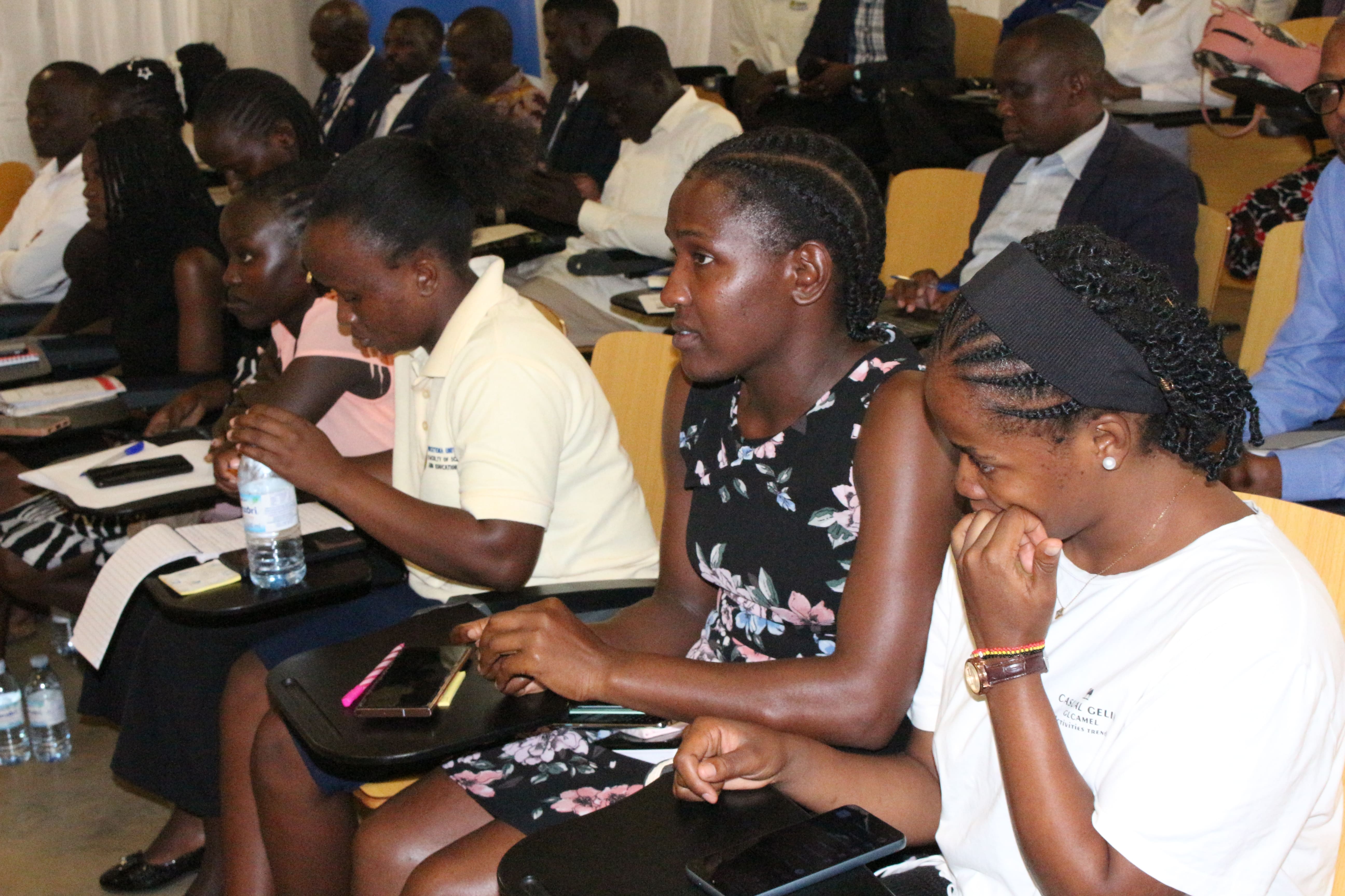 Some of the FAWE beneficiaries under the HEAP programme attending the session