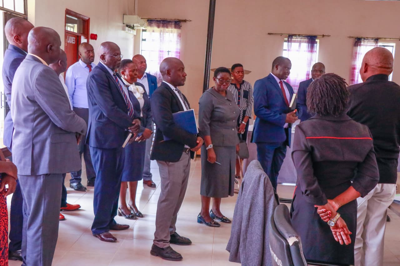 The Busitema University delegation tours key academic and research facilities at Kibabii University