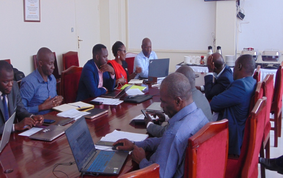 Busitema Vice-Chancellor, and Top Management Inception meeting with STI-OP Grant Winners