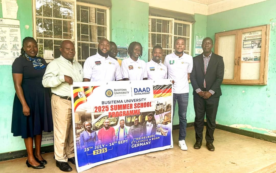 Busitema University Flags off participants of 2025 Summer School in Germany