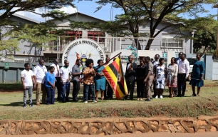 Hon. Dr. Monica Musenero flags off a team of Ugandan scientists to China