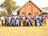 Group photo with the 2025 Bachelor of Anesthesia freshers at the Faculty of Health Sciences