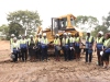 Team tours the site designated for laboratory construction
